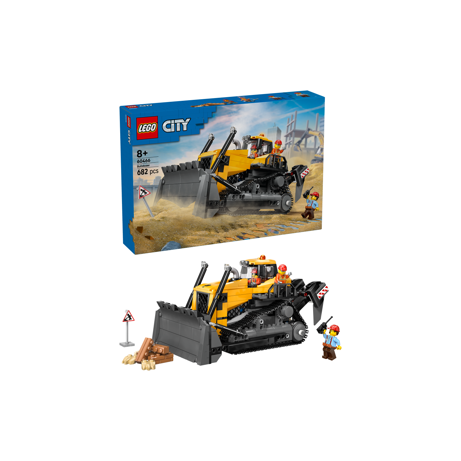 Lego® City 60466 Žuti buldožer