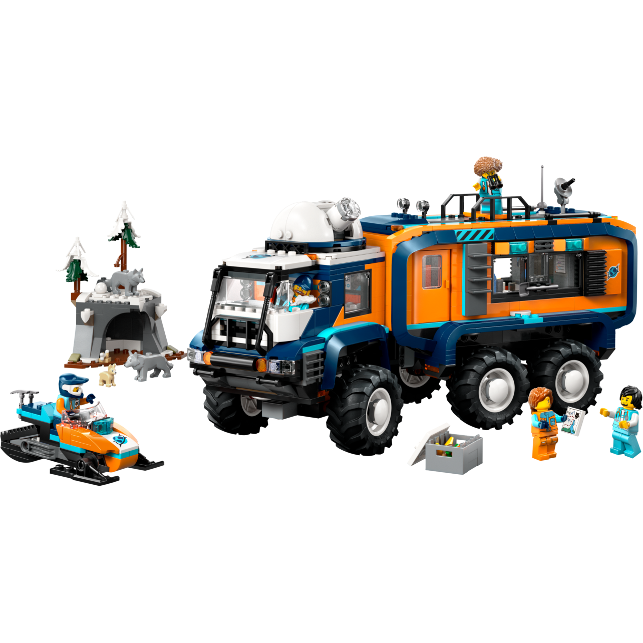 Lego® City 60471 Tovornjak z znanstvenim laboratorijem za arktične raziskovalce Lego® City 60471 Tovornjak z znanstvenim laboratorijem za arktične raziskovalce