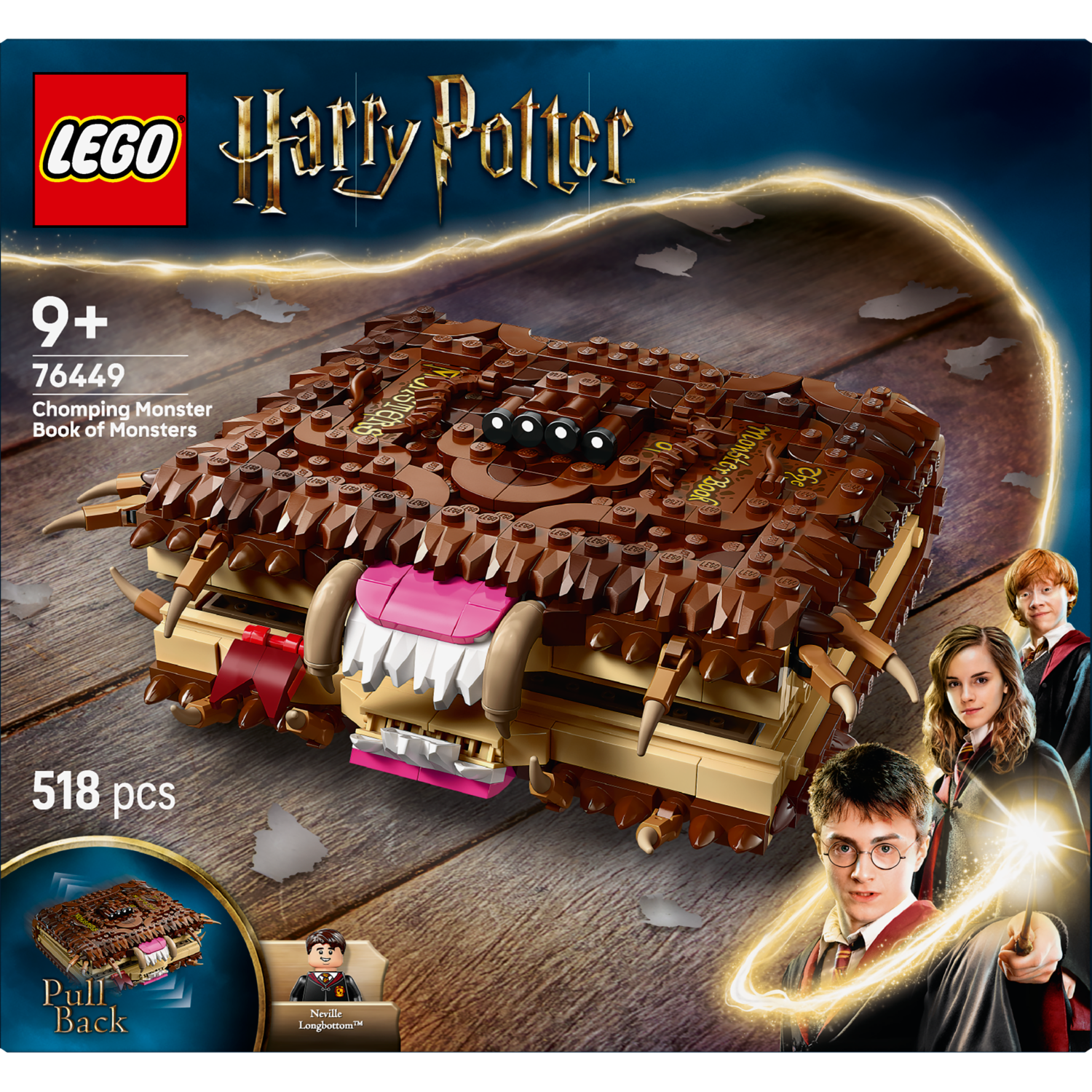 Lego® Harry Potter™ 76449 Hlastajoča pošastna knjiga o pošastih
