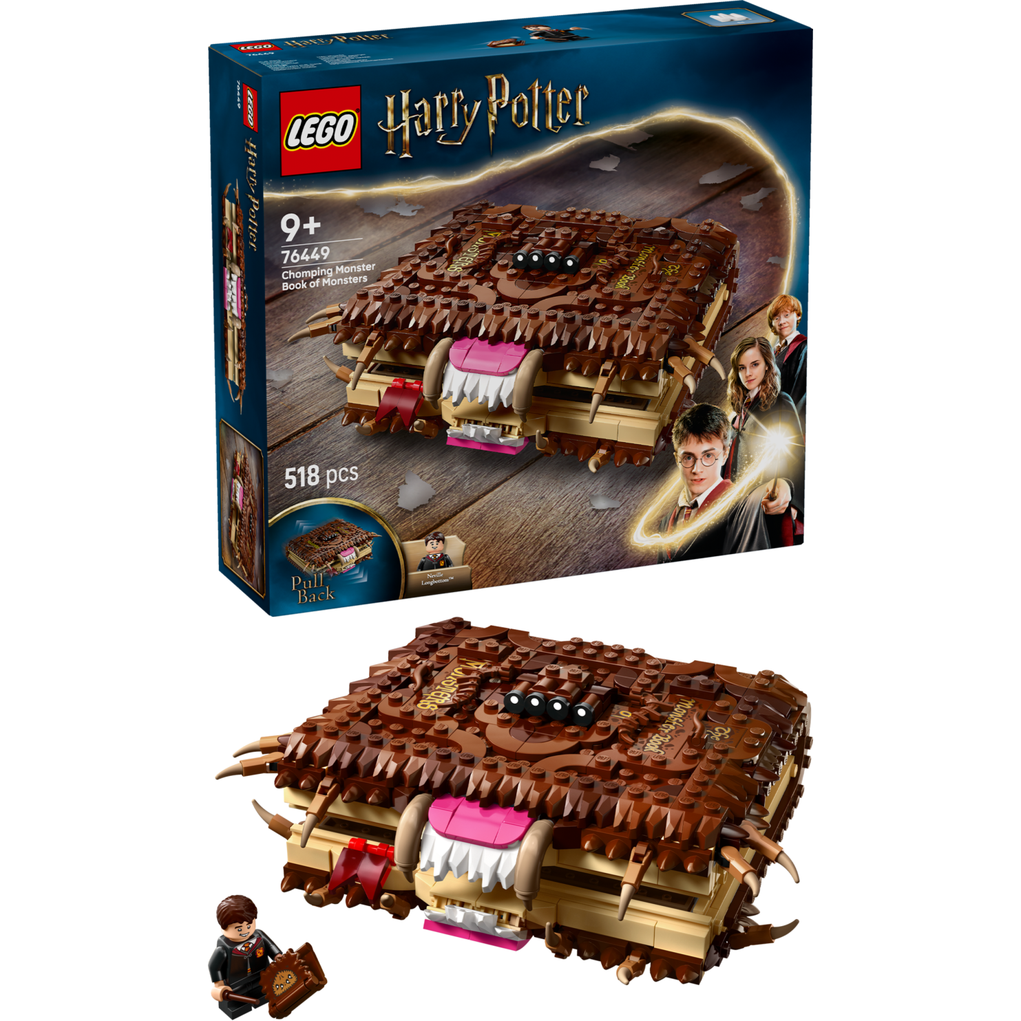 Lego® Harry Potter™ 76449 Hlastajoča pošastna knjiga o pošastih