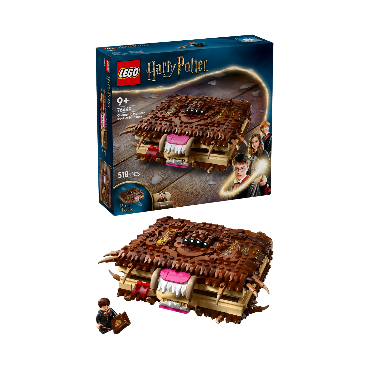 Lego® Harry Potter™ 76449 Hlastajoča pošastna knjiga o pošastih