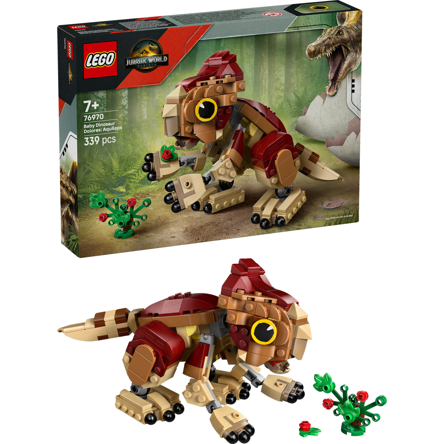 Lego® Jurassic World™ 76970 Dinozavrski mladič Dolores: akvilops