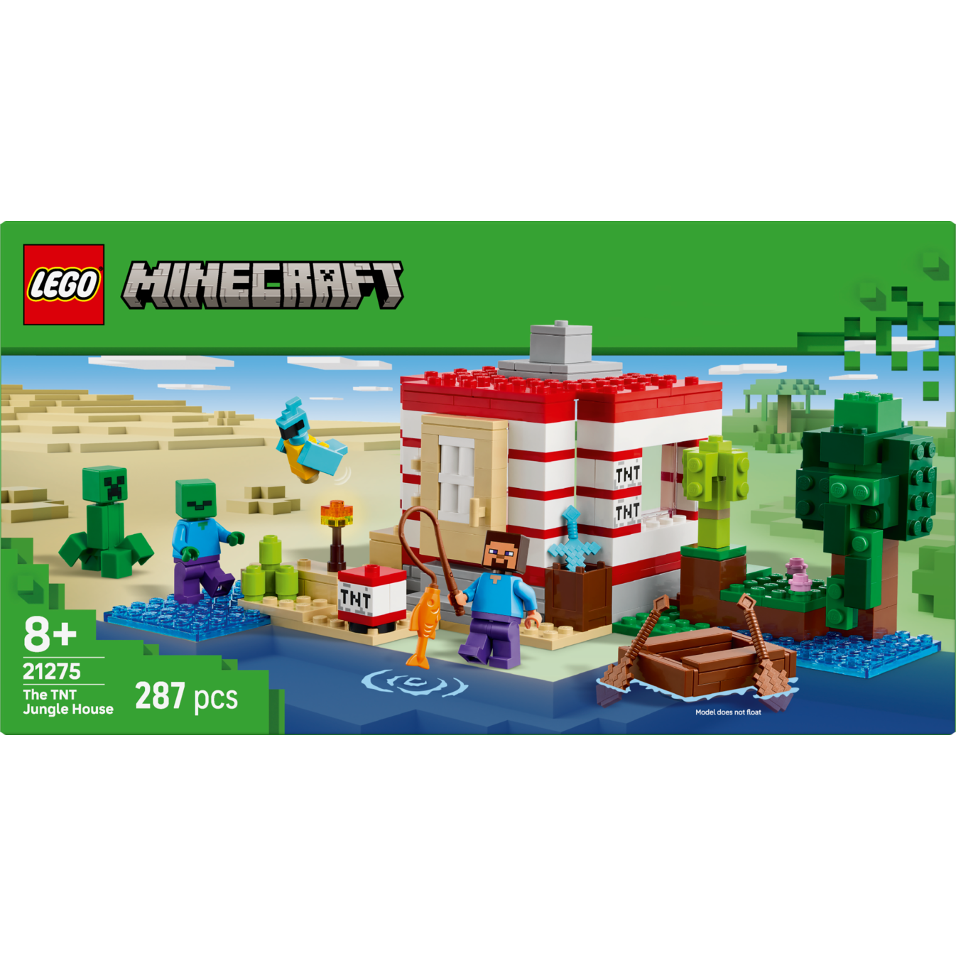 Lego® Minecraft® 21275 Džungelska hiša TNT Lego® Minecraft® 21275 Džungelska hiša TNT