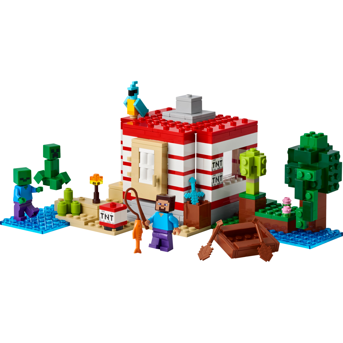 Lego® Minecraft® 21275 Džungelska hiša TNT Lego® Minecraft® 21275 Džungelska hiša TNT