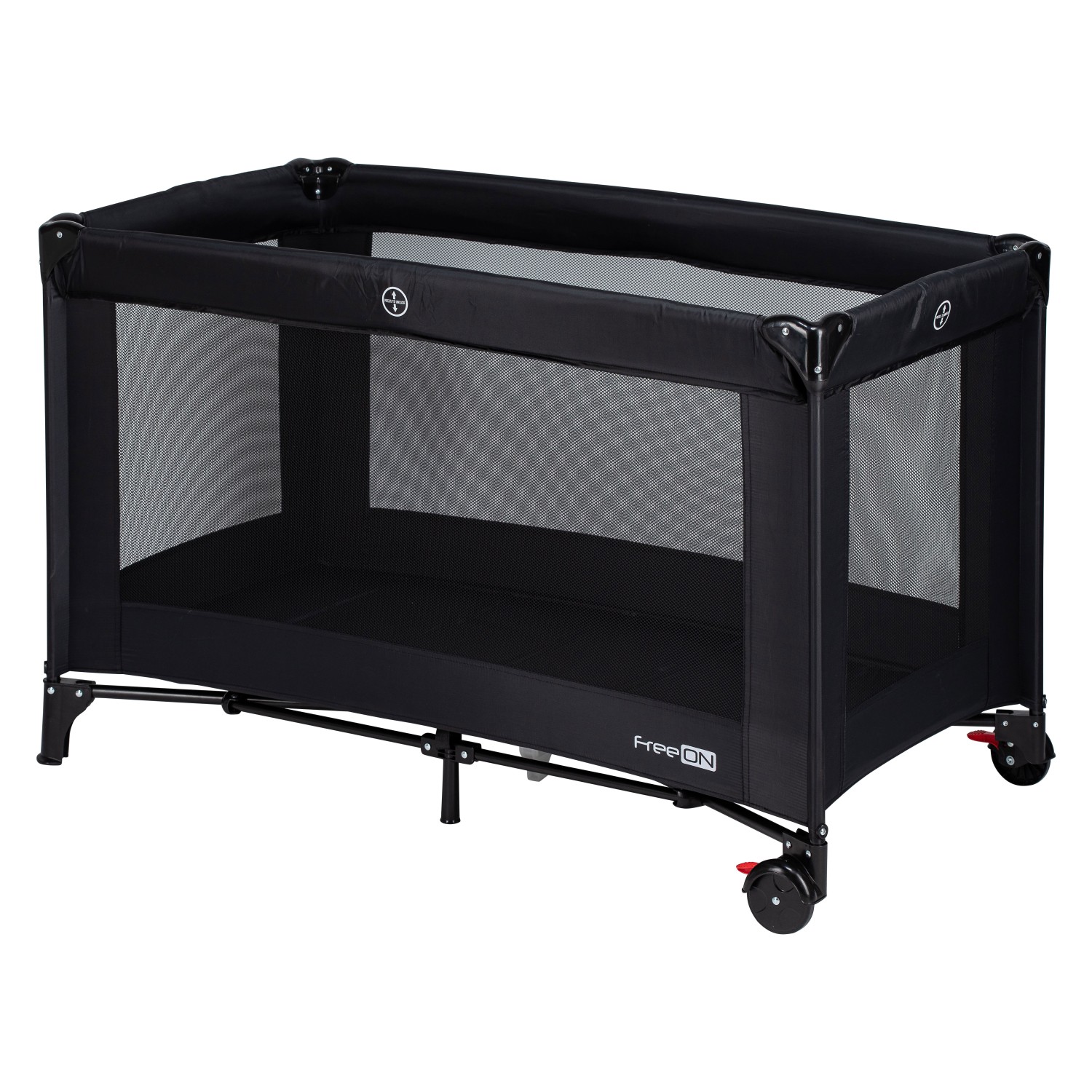 Prijenosni krevetić Snooze black