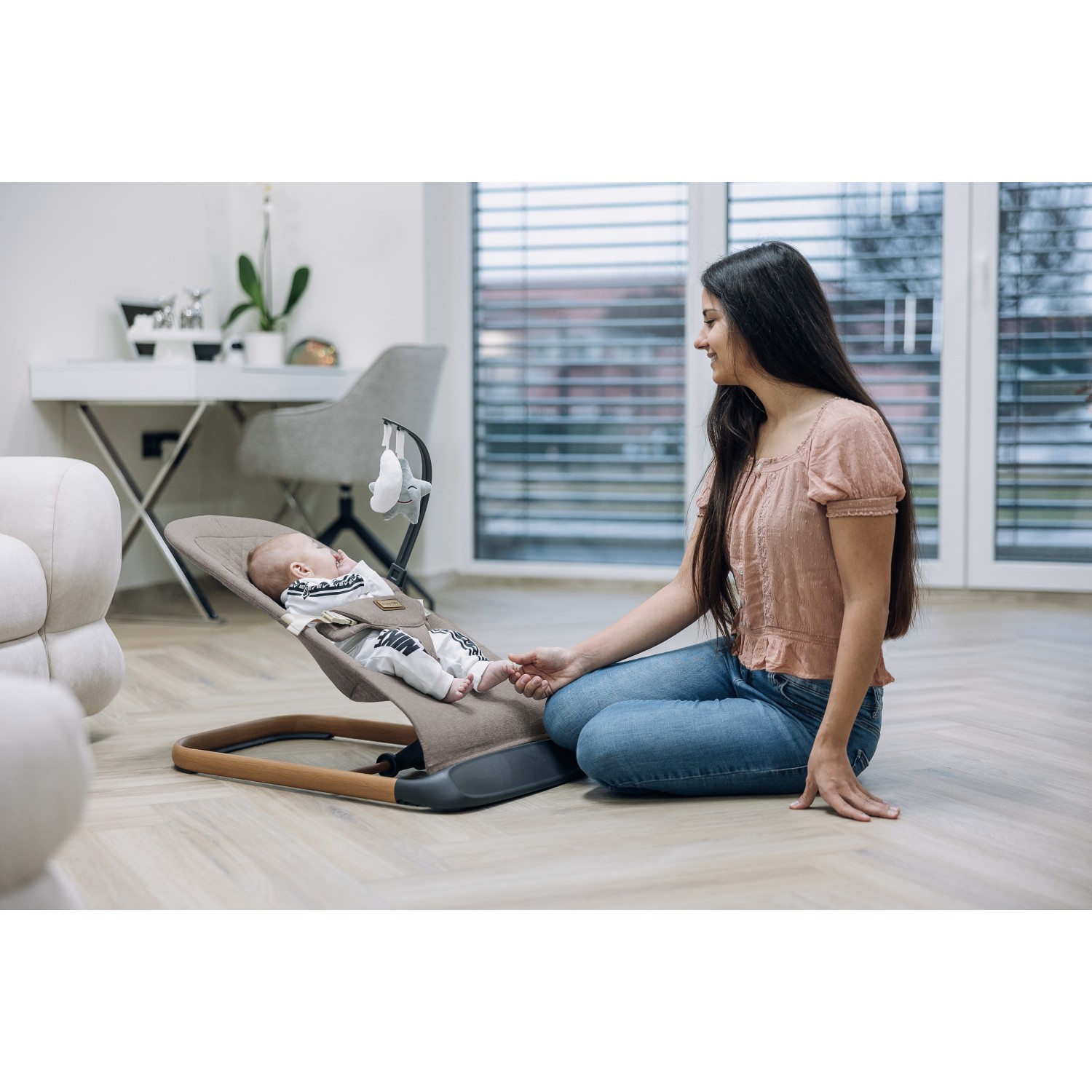 FreeON ležaljka Serene grey 84935