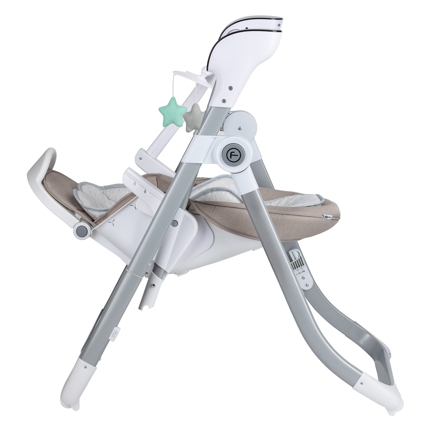 Stol za hranjenje 2v1 OLI DELUXE Beige