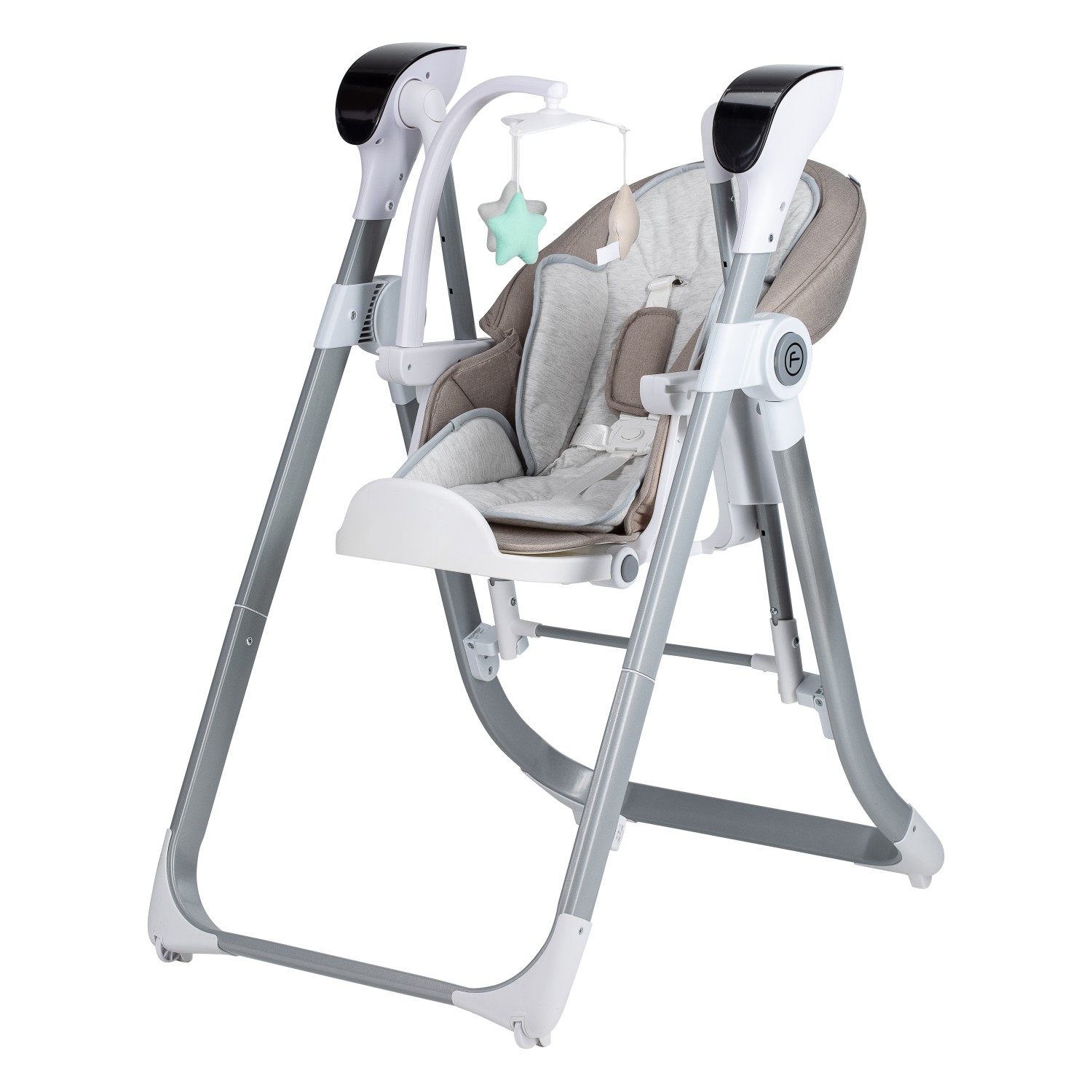 Stol za hranjenje 2v1 OLI DELUXE Beige