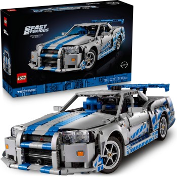 Kocke Technic Avtomobil 2 Fast 2 Furious Nissan Skyline GT-R (R34) 42210 Kocke Technic Avtomobil 2 Fast 2 Furious Nissan Skyline GT-R (R34) 42210