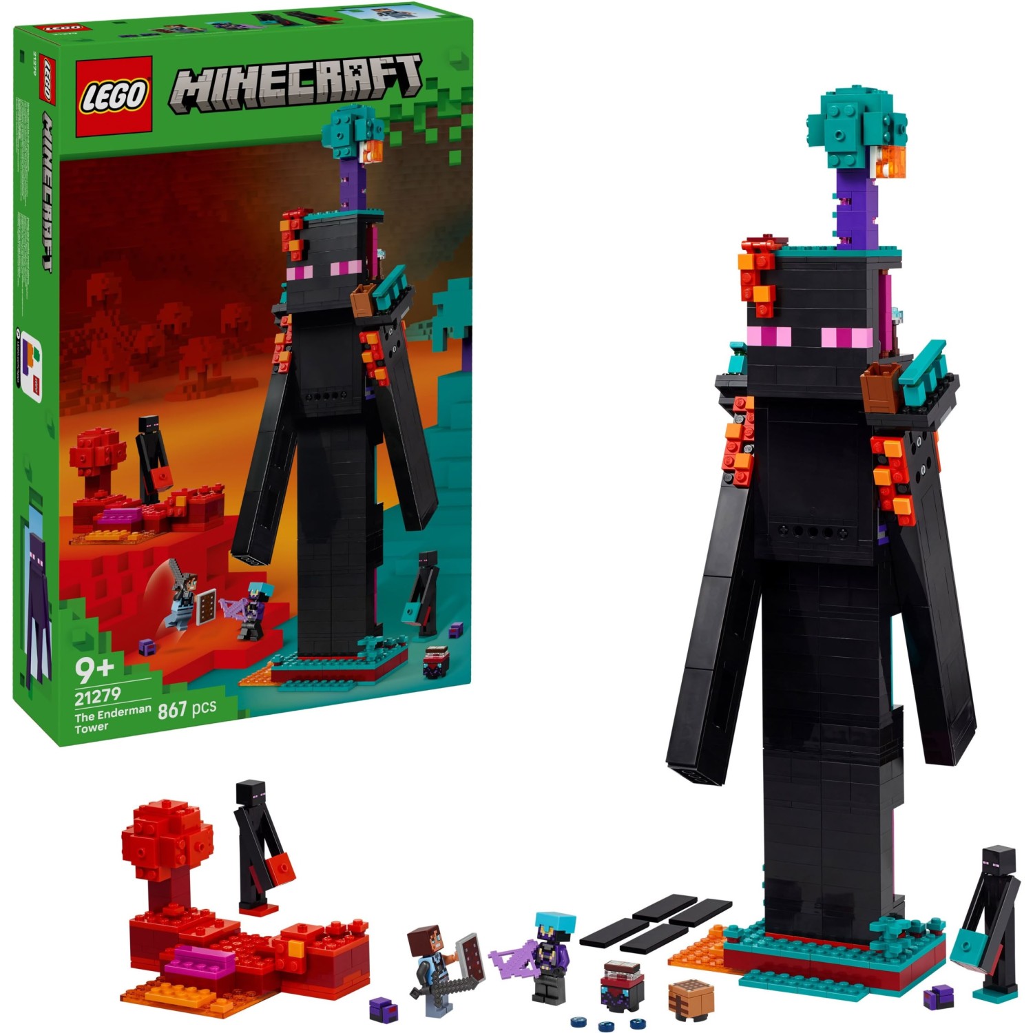 Kocke Lego Minecraft - Endermanski stolp 21279