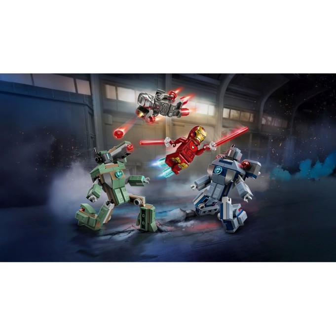 Lego Super Heroes Iron Man i War Machine protiv dronova Hammer 76320