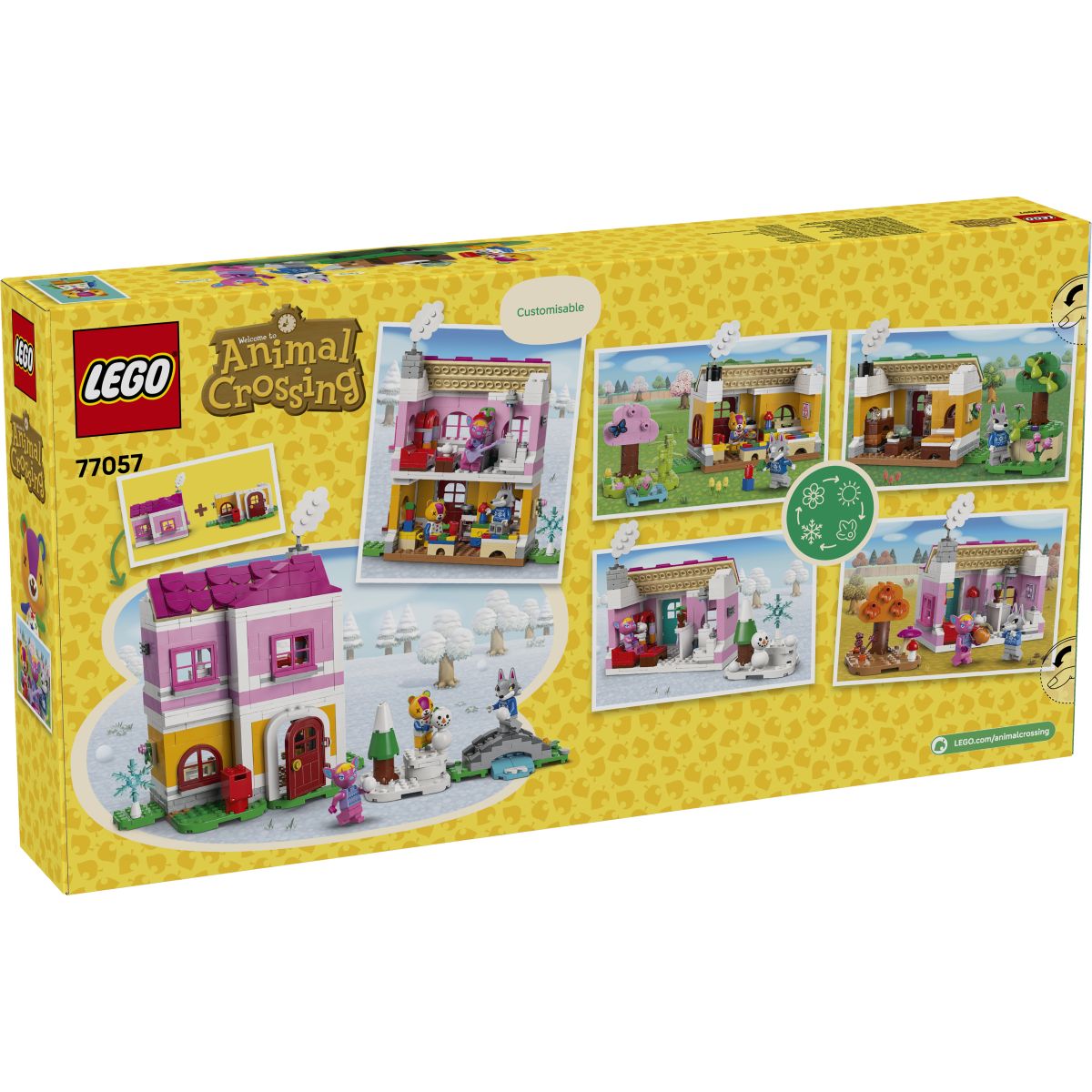Lego Animal Crossing Ustvarjalne hiše: zabava z letnimi časi 77057 Lego Animal Crossing Ustvarjalne hiše: zabava z letnimi časi 77057