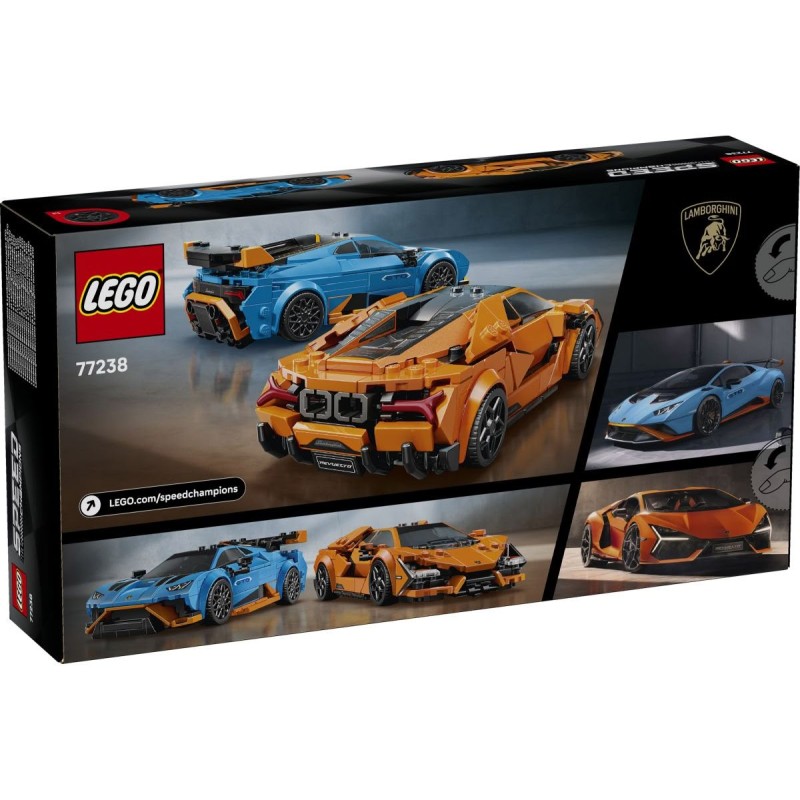 Lego Speed Champions Lamborghini Revuelto in Huracán STO 77238 Lego Speed Champions Lamborghini Revuelto in Huracán STO 77238