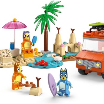 Kocke Bluey - Blueyjina plaža in izlet z družinskim avtomobilom 11202