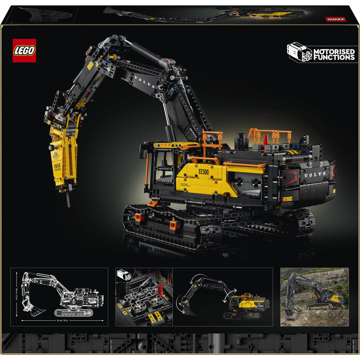 Kocke Lego Technic - Bager Volvo EC500 Hybrid 42215 Kocke Lego Technic - Bager Volvo EC500 Hybrid 42215