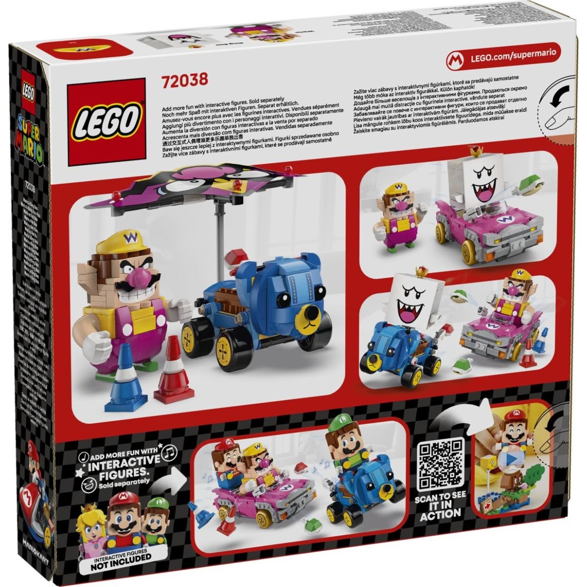 Lego Super Mario Kart – Wario & King Boo 72038