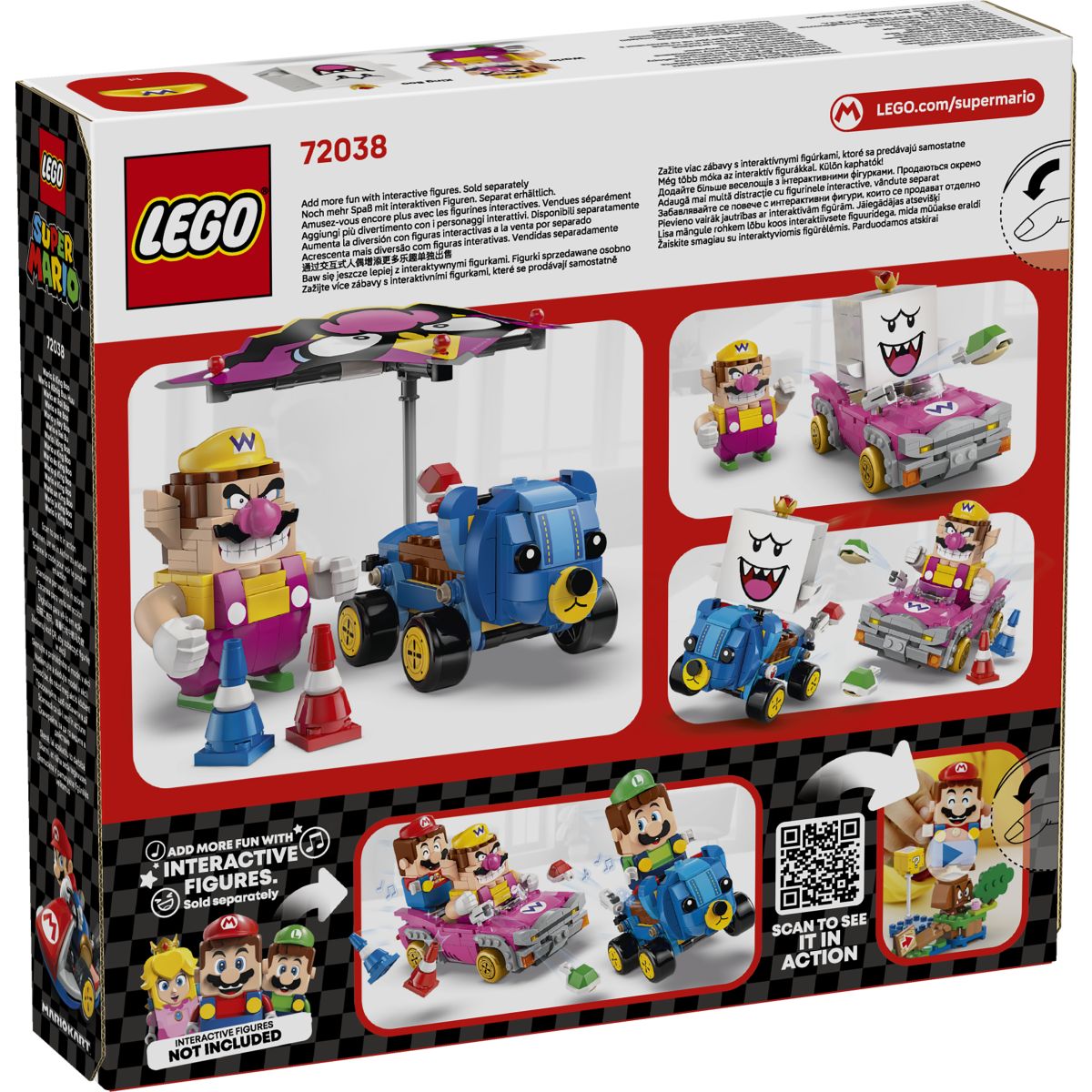 Lego Super Mario Kart – Wario & King Boo 72038