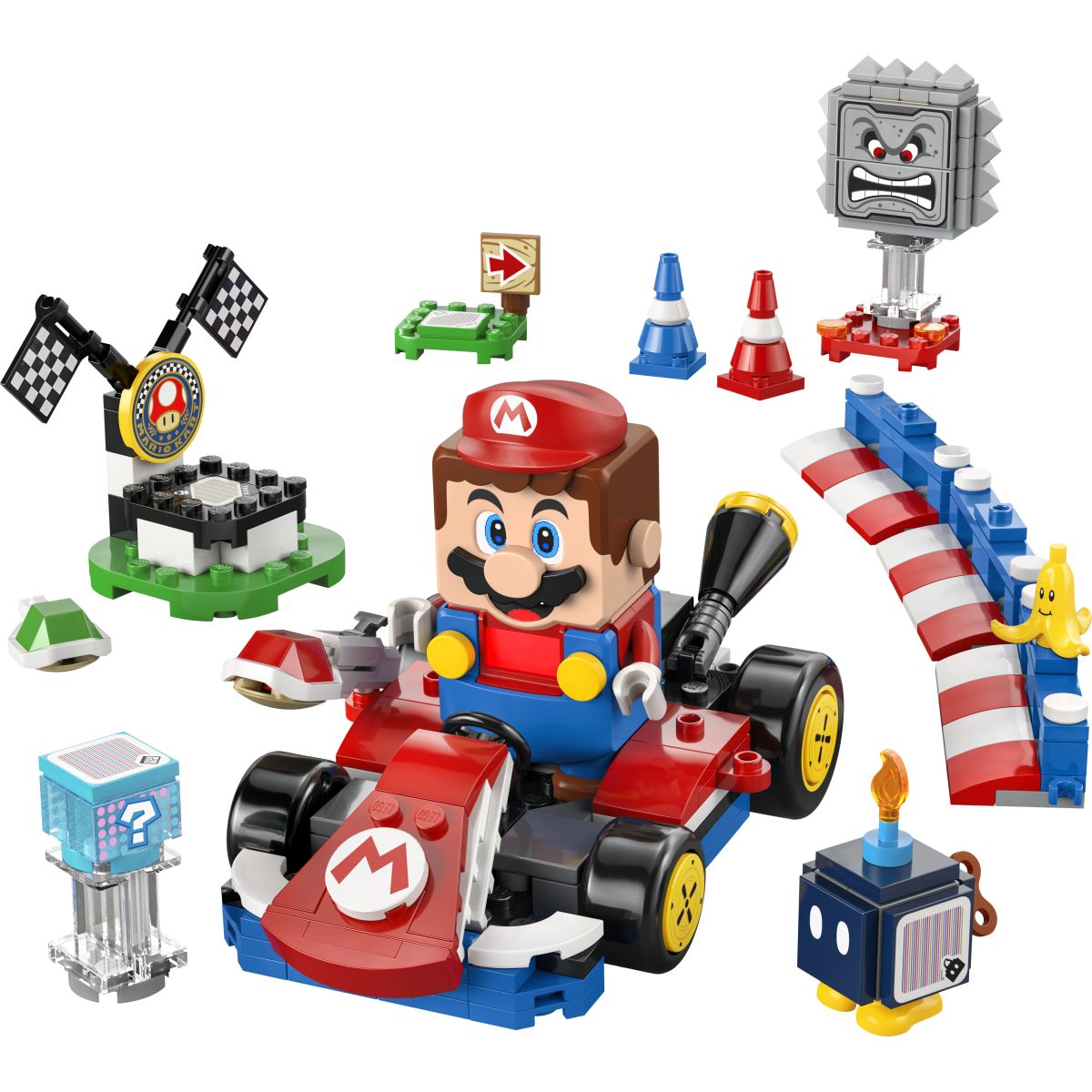 Kocke Super Mario Kart – Interaktivni Lego Mario & Standard Kart 72043