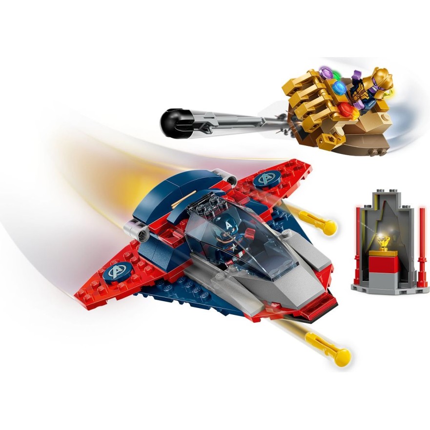 Kocke Super Heroes Stotnik Amerika proti Thanosu 76319