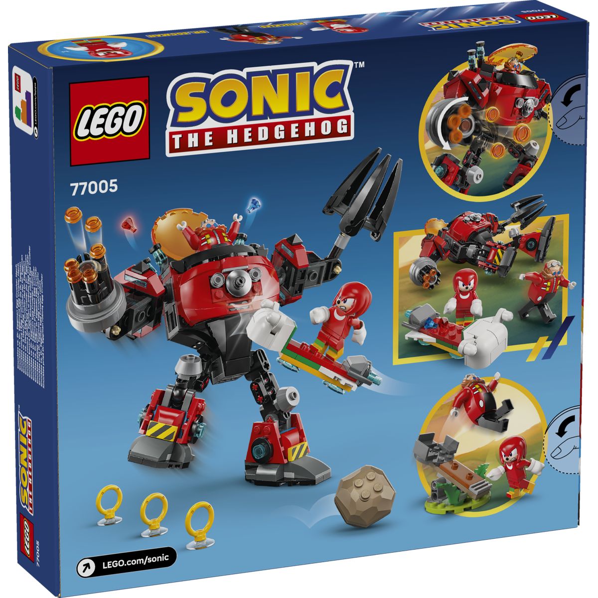 Kocke Sonic Knuckles ili Dr. Eggman i robot Egg Crusher 77005