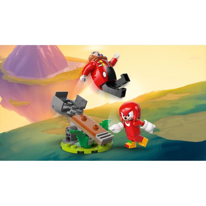 Kocke Sonic Knuckles vs robotski oklep Dr. Eggman Egg Crusher 77005