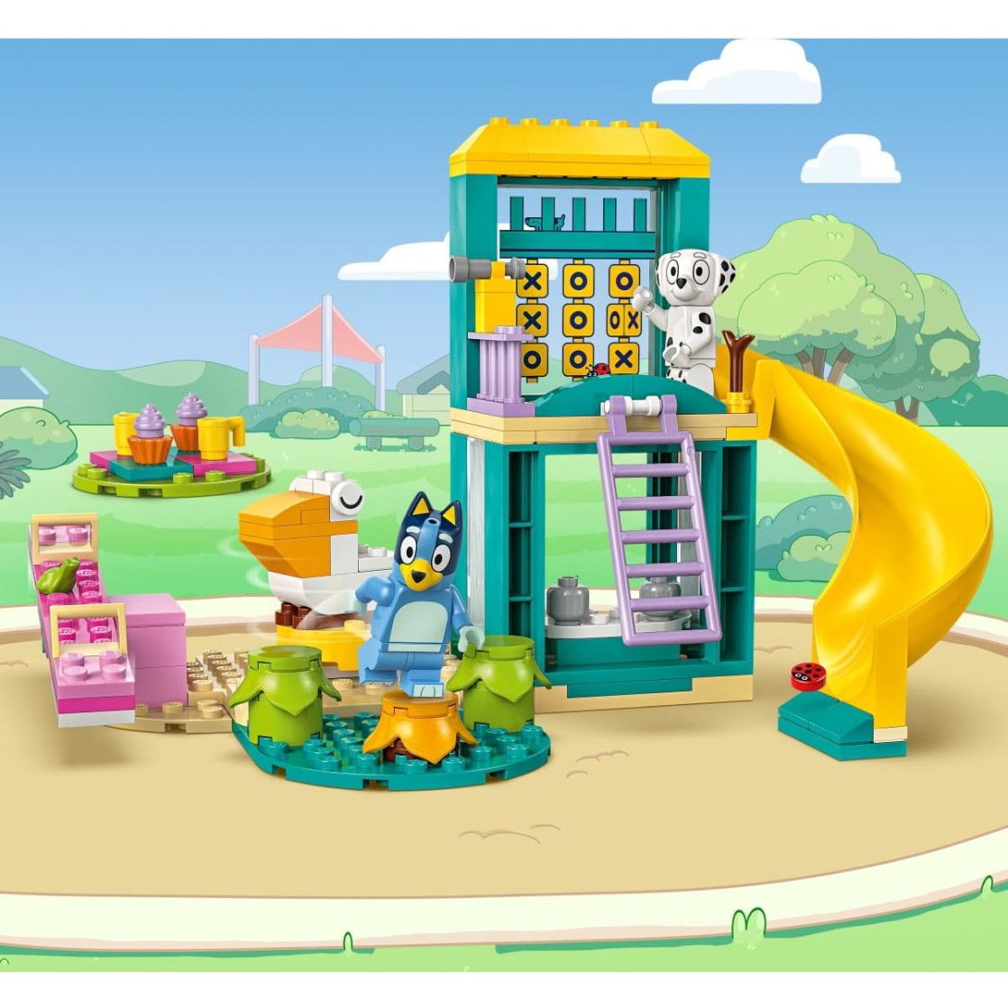 Kocke Bluey in Chloe se zabavata na igrišču 11201 Kocke Bluey in Chloe se zabavata na igrišču 11201