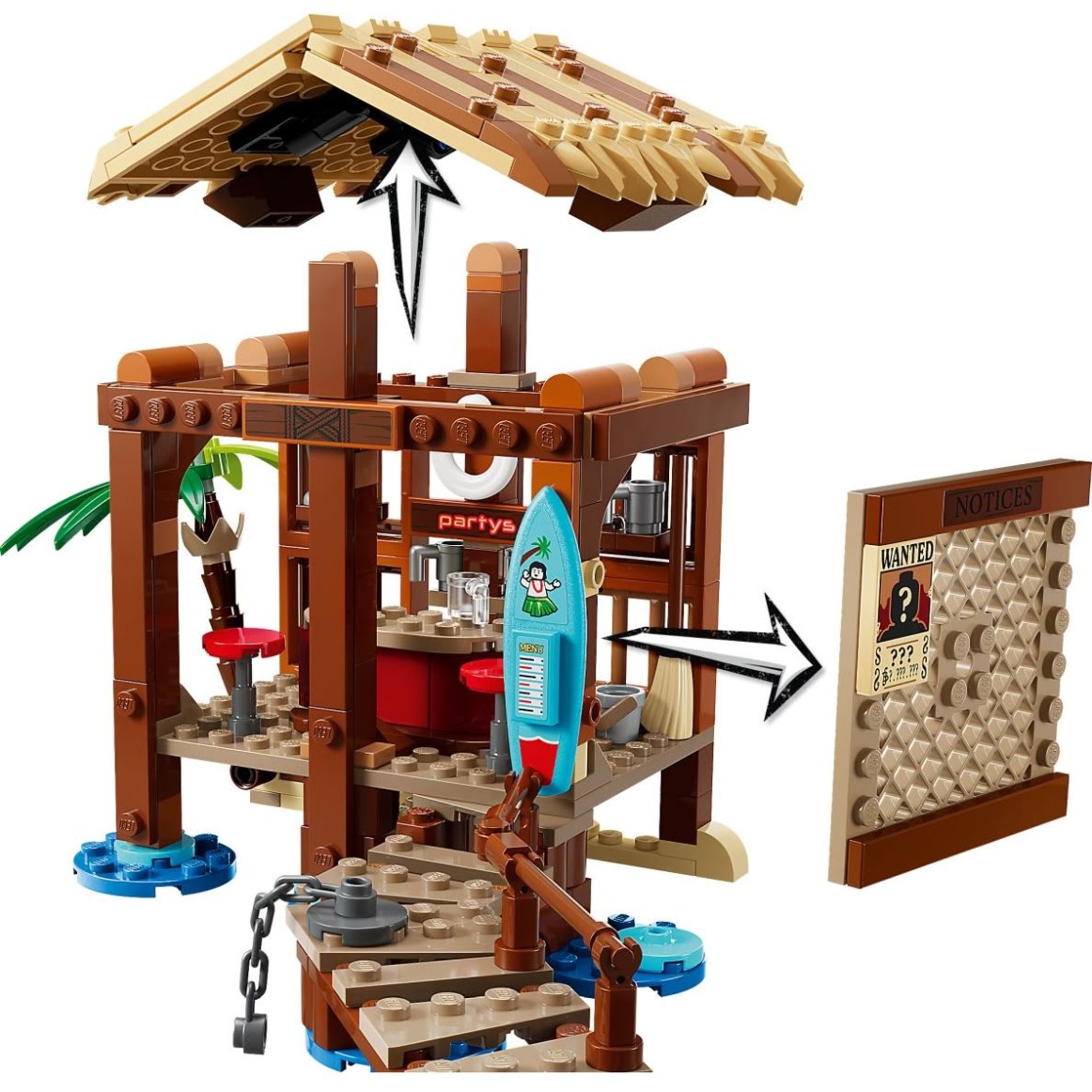 Kocke One piece Koča v vasi Windmill Village 75636