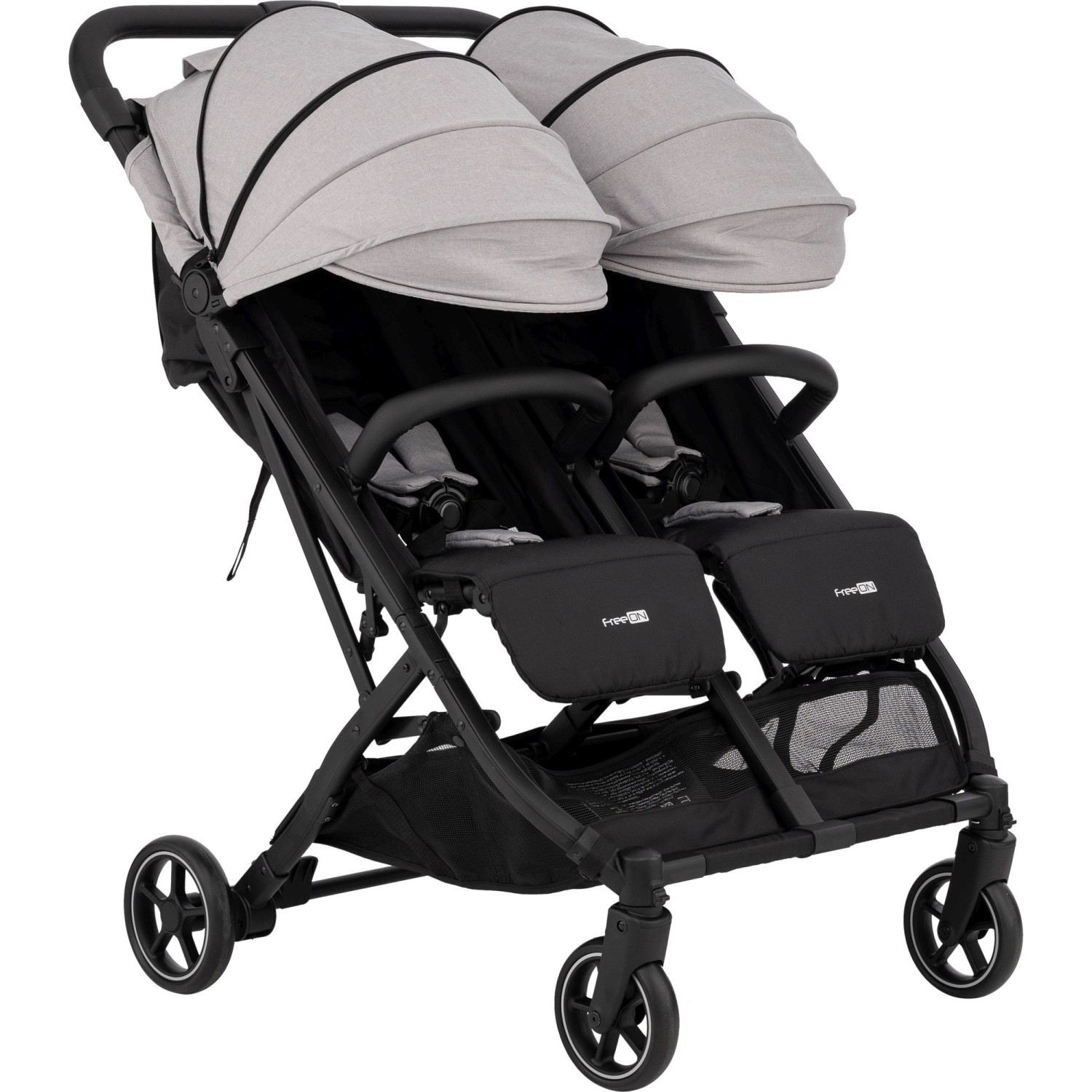 FreeON Kolica za blizance ACTIVE TWIN Grey