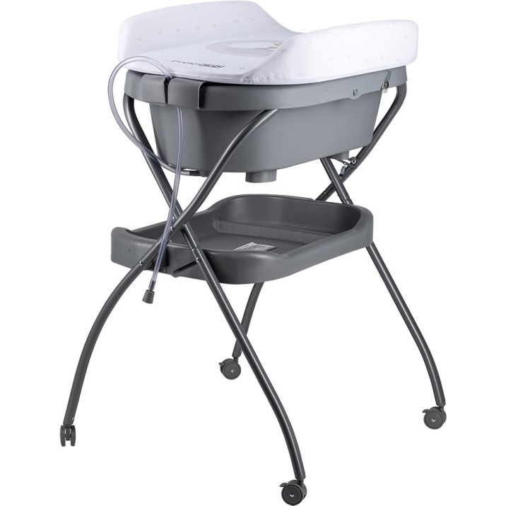 Stojalo z banjico Swan in s previjalno podlogo Grey