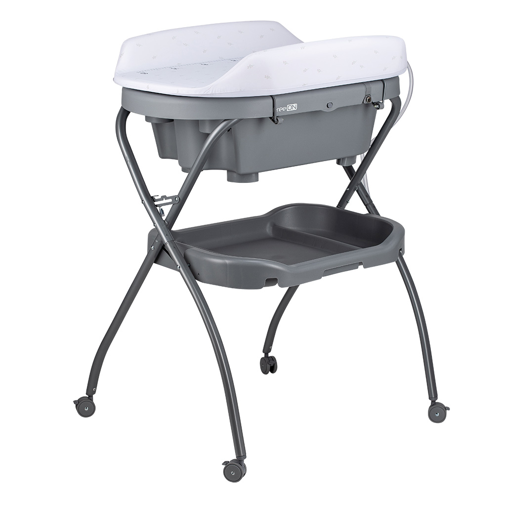 Stojalo z banjico Swan in s previjalno podlogo Grey Stojalo z banjico Swan in s previjalno podlogo Grey