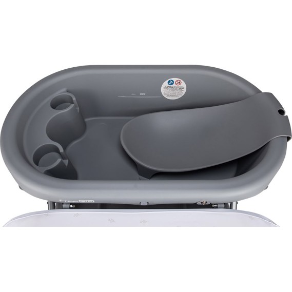 Stojalo z banjico Swan in s previjalno podlogo Grey