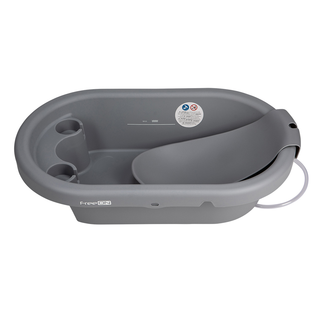 Stojalo z banjico Swan in s previjalno podlogo Grey Stojalo z banjico Swan in s previjalno podlogo Grey