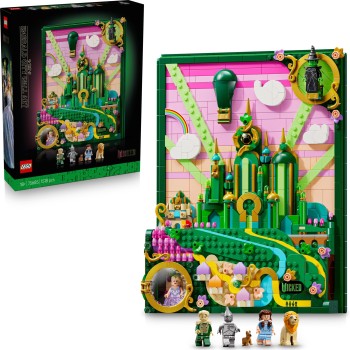 Lego kocke Wicked Zidna umjetnina Emerald City 75685