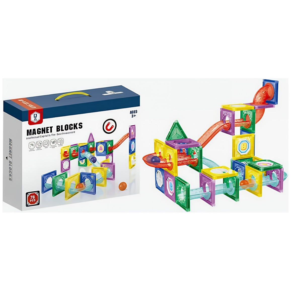 Kocke MAGNETNE 78 kos Kocke MAGNETNE 78 kos