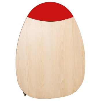 Previjalna miza Timkid OWO 2.0 top red