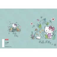 Zvezek A4 Hello Kitty Garden karo