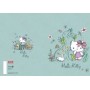 Zvezek A4 Hello Kitty Garden karo