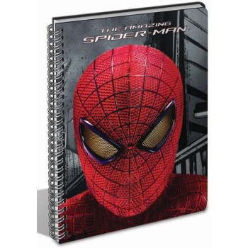 Zvezek A4 Spiderman spiralni na črte