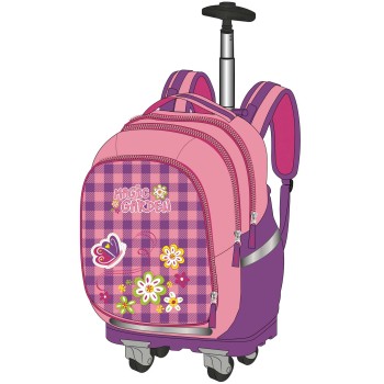 SMART Trolley Magic garden 17931 - šolska torba na kolesih