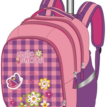 SMART Trolley Magic garden 17931 - šolska torba na kolesih