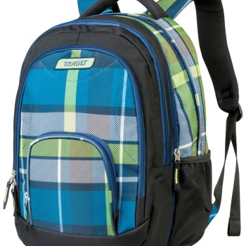 Školski ruksak 2v1 Check Green 21879