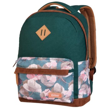 CANVAS Floral Green 26777 - Školski ruksak