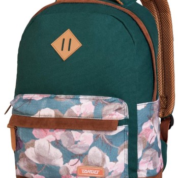 CANVAS Floral Green 26777 - Šolski nahrbtnik, šolska torba