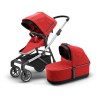 SLEEK Energy Red - otroški voziček s košaro