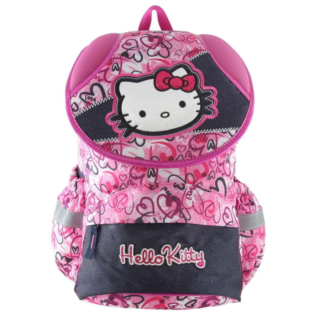 Šolski anatomski nahrbtnik ST1 Hello Kitty Dark Blue Jeans Šolski anatomski nahrbtnik ST1 Hello Kitty Dark Blue Jeans