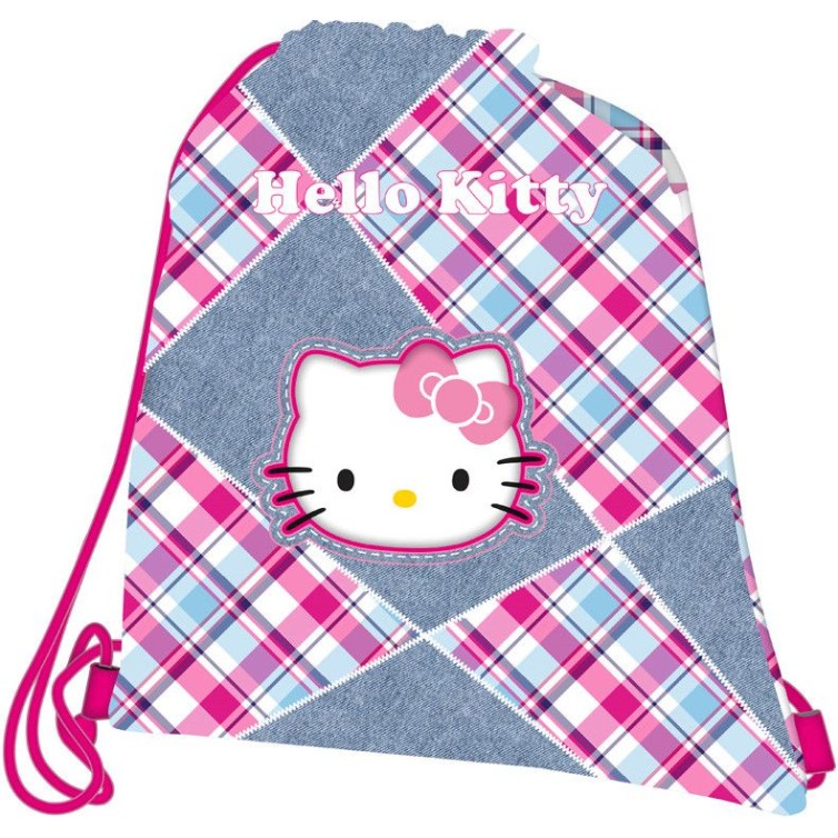 Torba - vrečka za copate Hello Kitty Blue Jeans