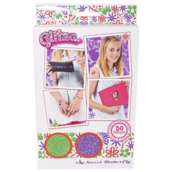 TATTOO SET GLITZA ART - SWEET BUTTERFLYDS