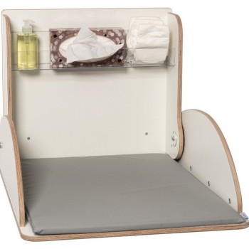 Stenska previjalna miza Timkid KAWA SIMPLEX  White
