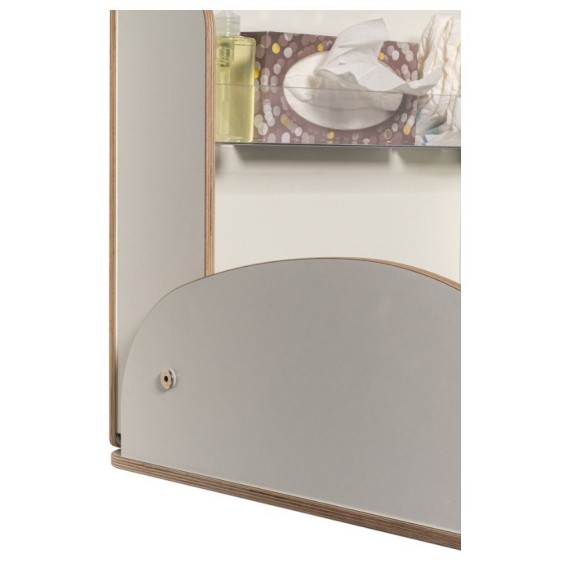 Stenska previjalna miza Timkid KAWA SIMPLEX  White