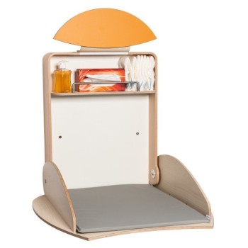 Previjalna miza Timkid OWO 2.0 top yellow